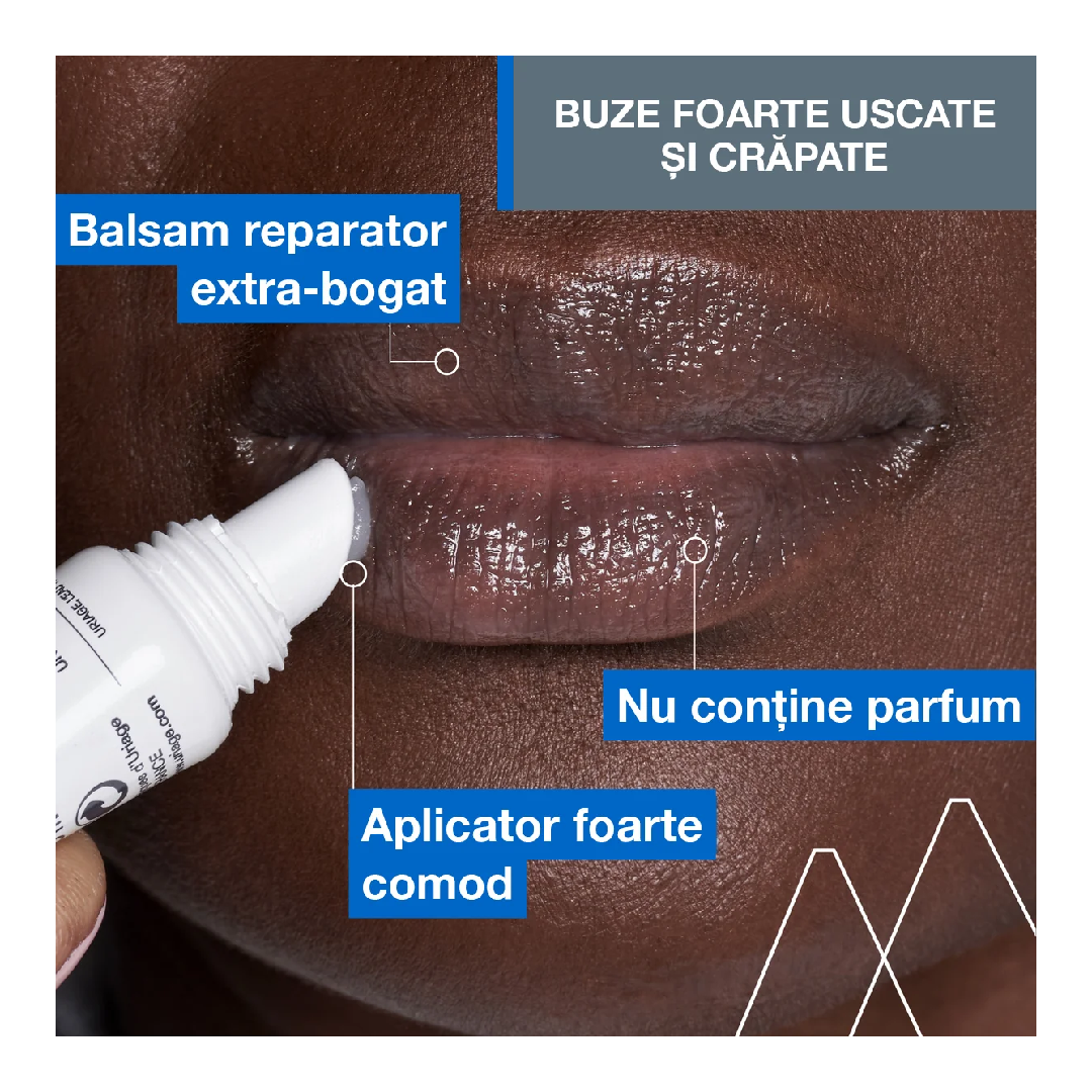 Balsam de buze reparator Bariederm Cica, 15ml, Uriage