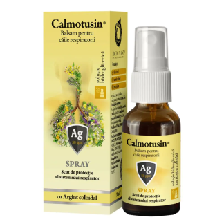 Calmotusin spray cu Argint coloidal, 20 ml, Dacia Plant