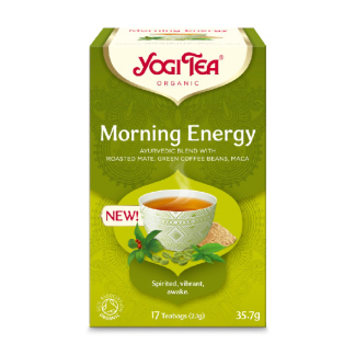 Ceai bio Morning Energy 17 pliculete a 2,1g, 35,7g Yogi Tea