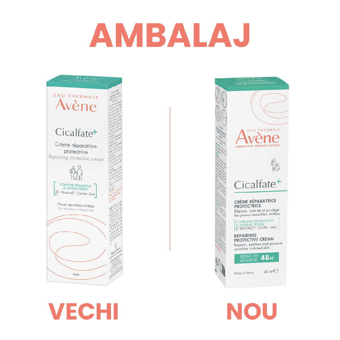 Crema reparatoare si protectoare Cicalfate+, 40 ml, Avene