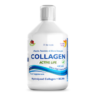 Colagen Lichid Hidrolizat Tip 1,2,3 5000mg, Joint Support, 500ml, Swedish Nutra