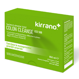 Colon Cleanse CCS500,10 flacoane*15 ml, Kirrano