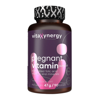 Complex de vitamine femei însărcinate, 90 tablete, Vitaxynergy