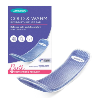 Compresa rece sau calda pentru calmarea durerii dupa nastere, Lansinoh
