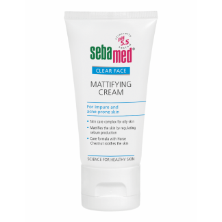 Crema dermatologica matifianta antiacneica Clear Face, 50 ml, Sebamed