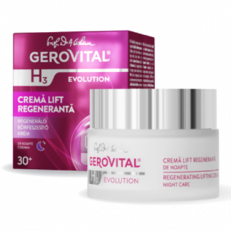 Crema lift regeneranta de noapte 30+ H3 Evolution, 50 ml, Gerovital