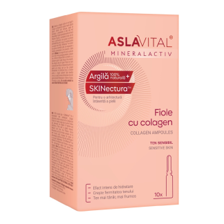Fiole cu colagen, 10 fiole*2 ml, AslaVital