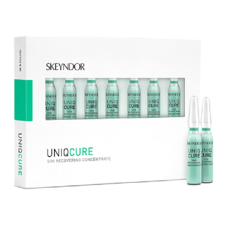 Fiola cu efect calmant Uniqcure SOS Recovering, 7 fiole*2ml, Skeyndor