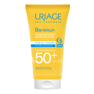 Fluid hidratant cu SPF50+ Bariesun Mat, 50 ml, Uriage