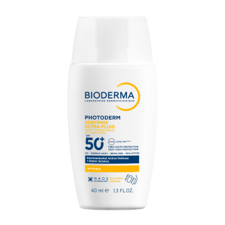 Fluid invizibil cu protectie solara SPF 50+ Photoderm Xdefense, 40 ml, Bioderma