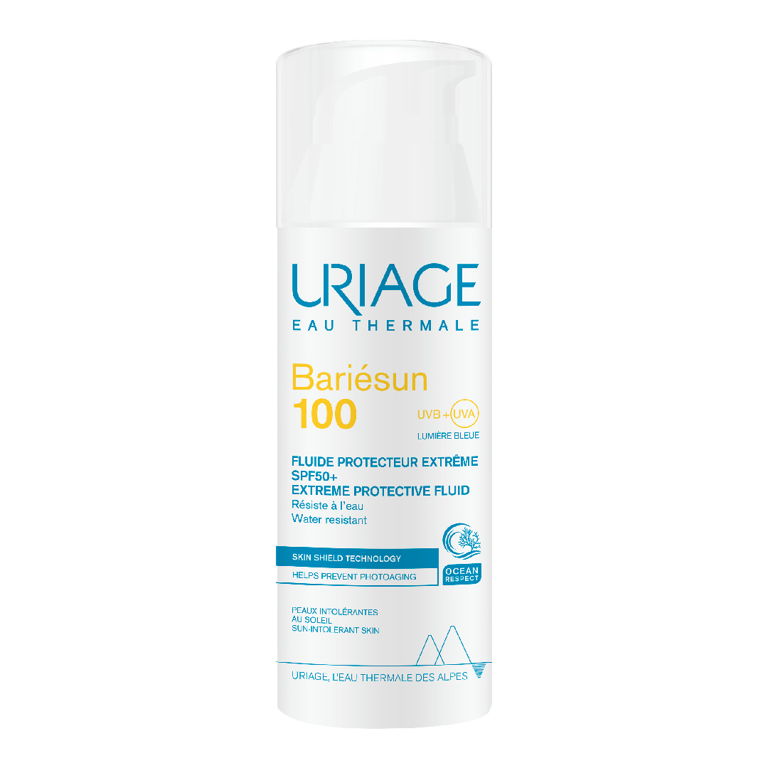 Fluid protectie extrema Bariesun 100 SPF 50+, 50 ml, Uriage