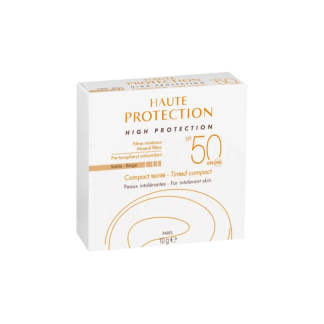 Fond de ten compact cu protectie solara SPF 50+, nuanta Beige, 10 g, Avene