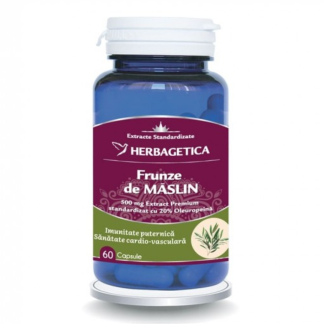 Frunze de Maslin, 60 capsule, Herbagetica