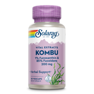 Kombu Fucoxanthin Solaray, 30 capsule, Secom