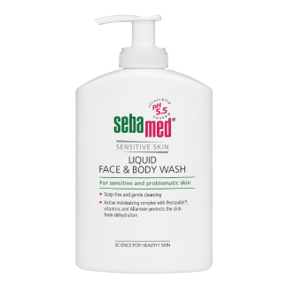 Lichid dermatologic de curatare fata si corp, 300 ml, Sebamed