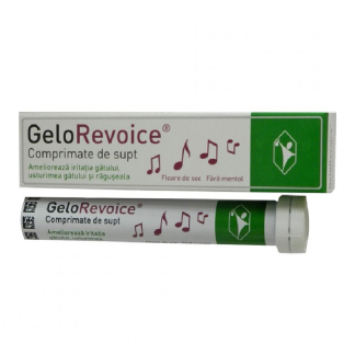 GeloRevoice Flori de soc, fara mentol, 20 comprimate, Phol Boskamp