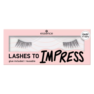 Gene false Lashes to Impress, 03 - Half Lashes, 1 pereche, Essence