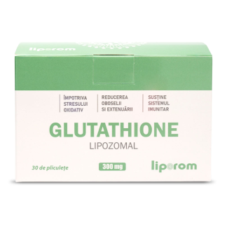 Glutathion Lipozomal, 300 mg, 30 plicuri, Liporom