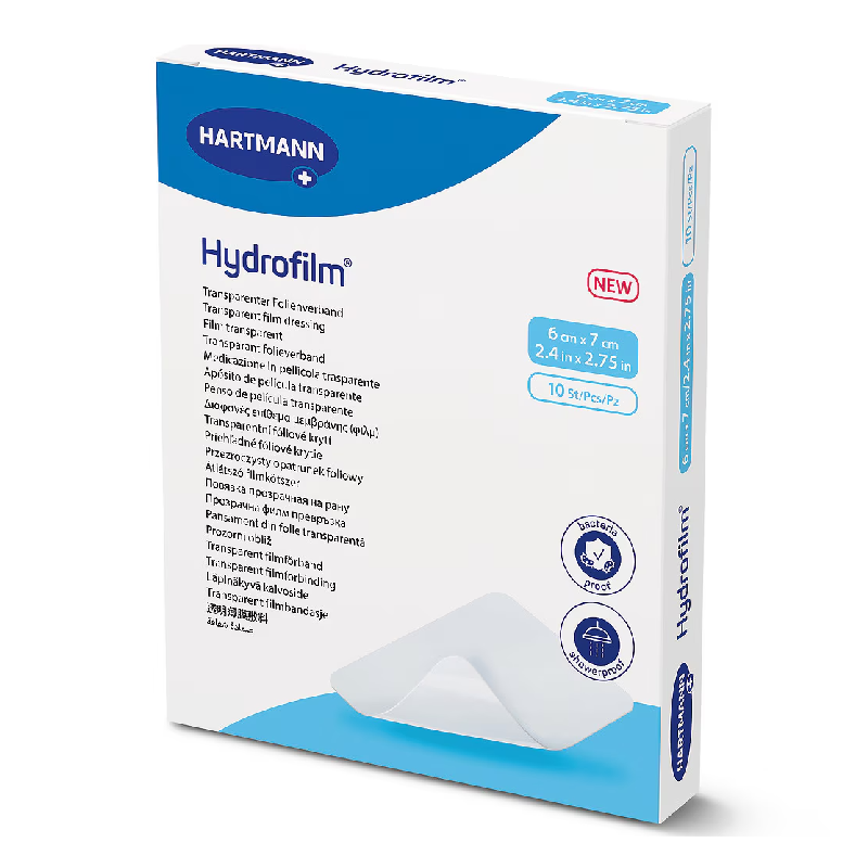 Pansament transparent Hydrofilm, 6*7 cm, 10 bucati, HartMann