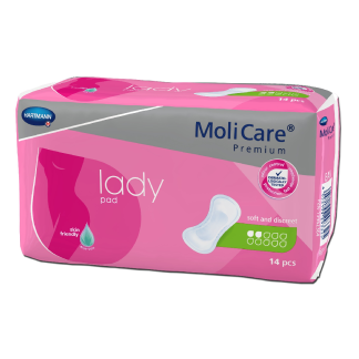 Tampoane MoliCare Premium Lady Pad, 2 picaturi, 14 bucati, HartMann