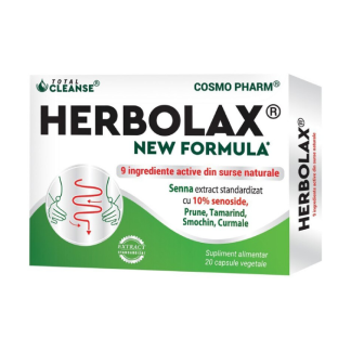 Herbolax New Formula, 20 capsule vegetale, Cosmo Pharm