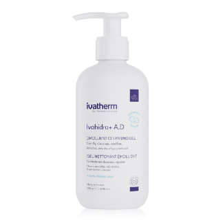Gel de spalare emolient Ivahidra+ A.D, 250 ml, Ivatherm