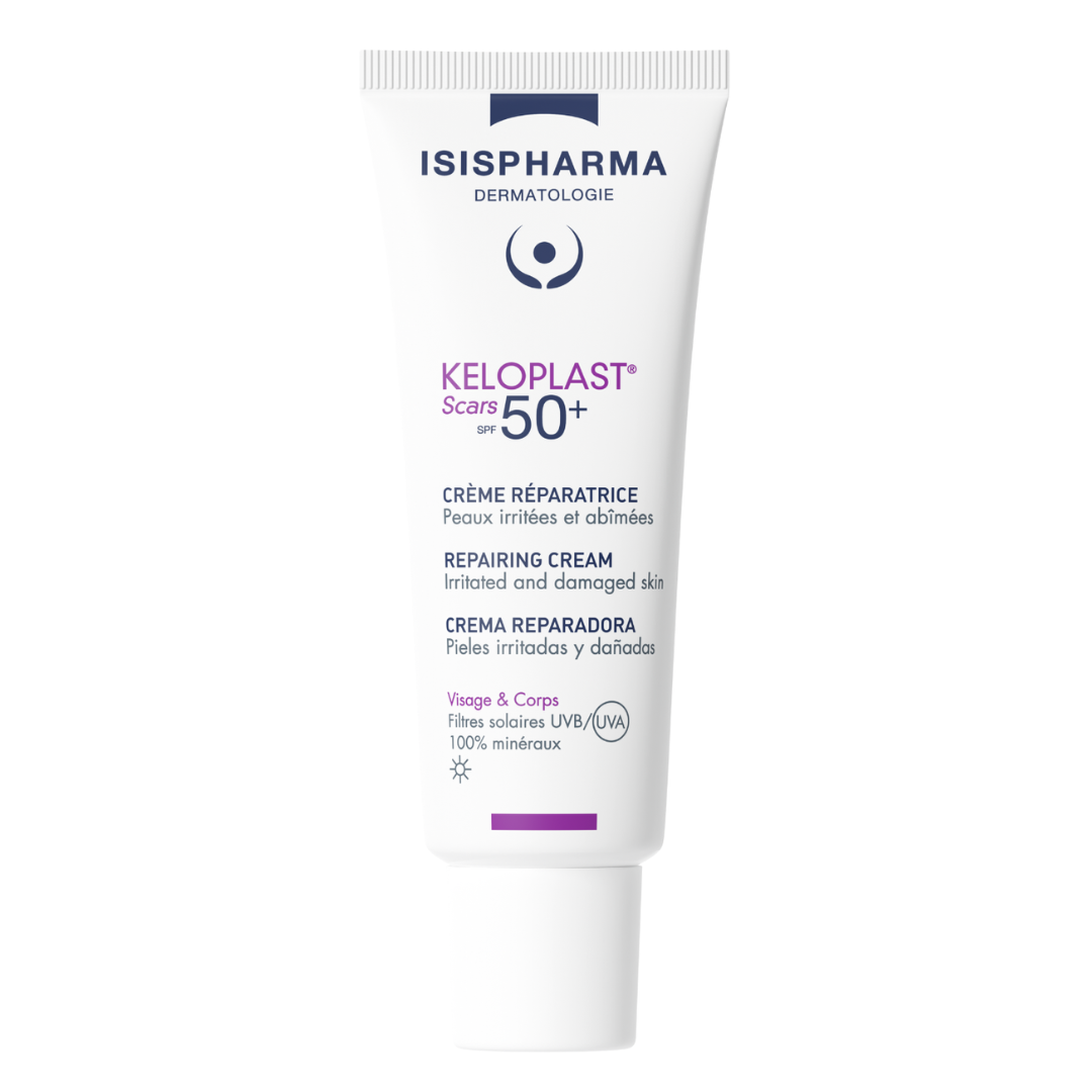Crema reparatoare Keloplast Scars SPF50+, 40ml, IsisPharma
