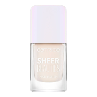 Lac de unghii Sheer Beauties, 010 Milky Not Guilty, 10.5 ml, Catrice