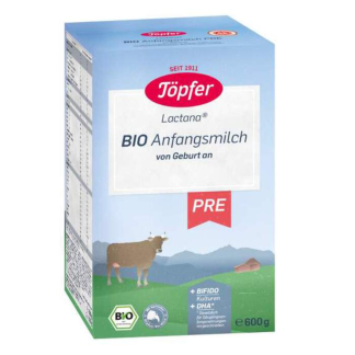 Lapte praf Bio Pre Lactana, +0 luni, 600 gr, Topfer
