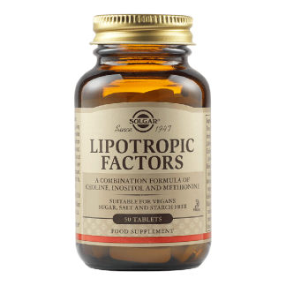 Factori lipotropici, 50 tablete, Solgar