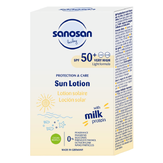 Lotiune pentru copii cu protectie solara SPF50+, 100 ml, Sanosan