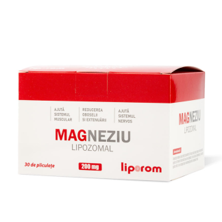 Magneziu Lipozomal, 30 plicuri, Liporom