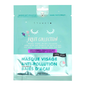 Masca fata detoxifianta cu extract de coacaze Acai, 30ml, Inuwet