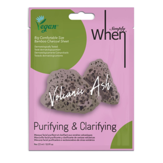Masca faciala de purificare cu cenusa vulcanica, 23ml, Simply When