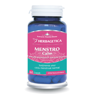 Menstrocalm, 60 capsule, Herbagetica
