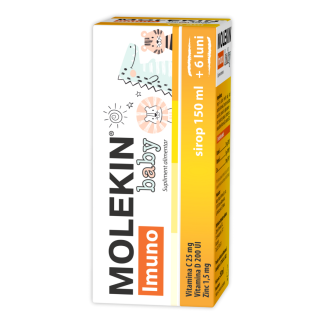 Sirop Molekin Imuno Baby 1-3 ani, 150 ml, Zdrovit