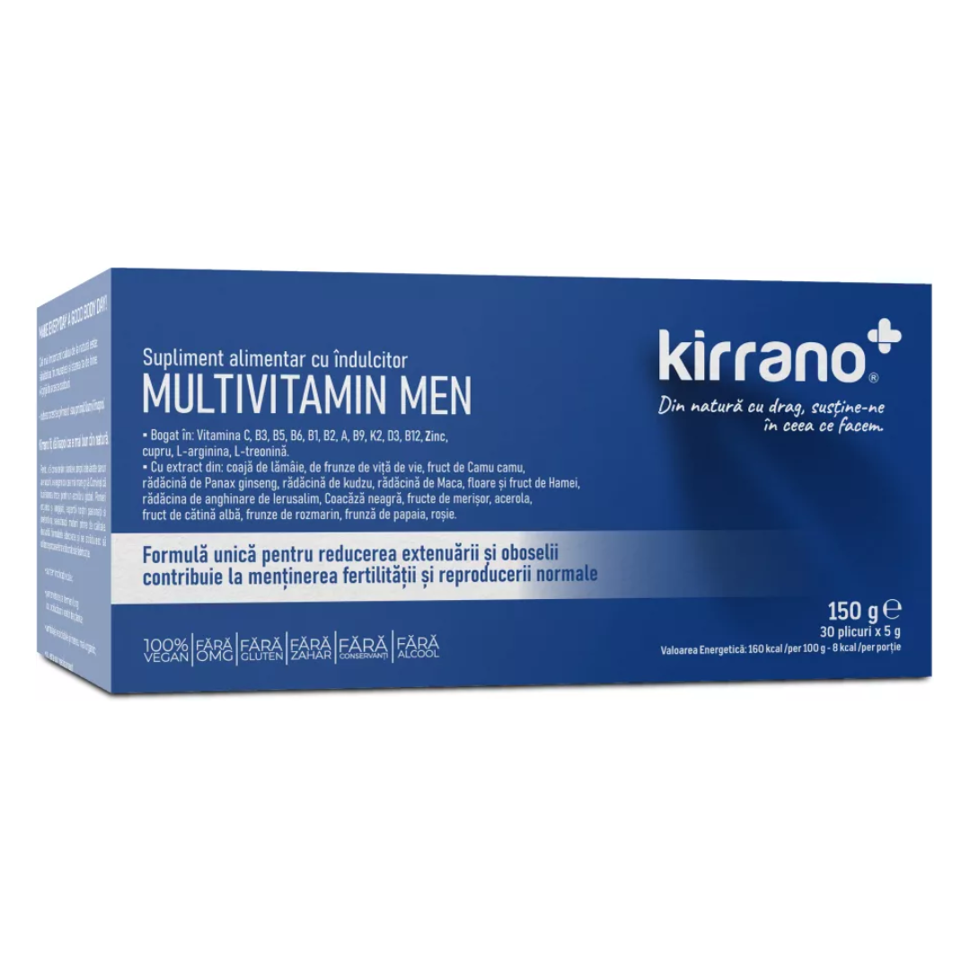 Multivitamin Men, 30 plicuri*5g, Kirrano