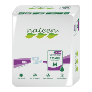 Scutece pentru adulti Combi Line X-Ultra, marime M, 10 bucati, Nateen