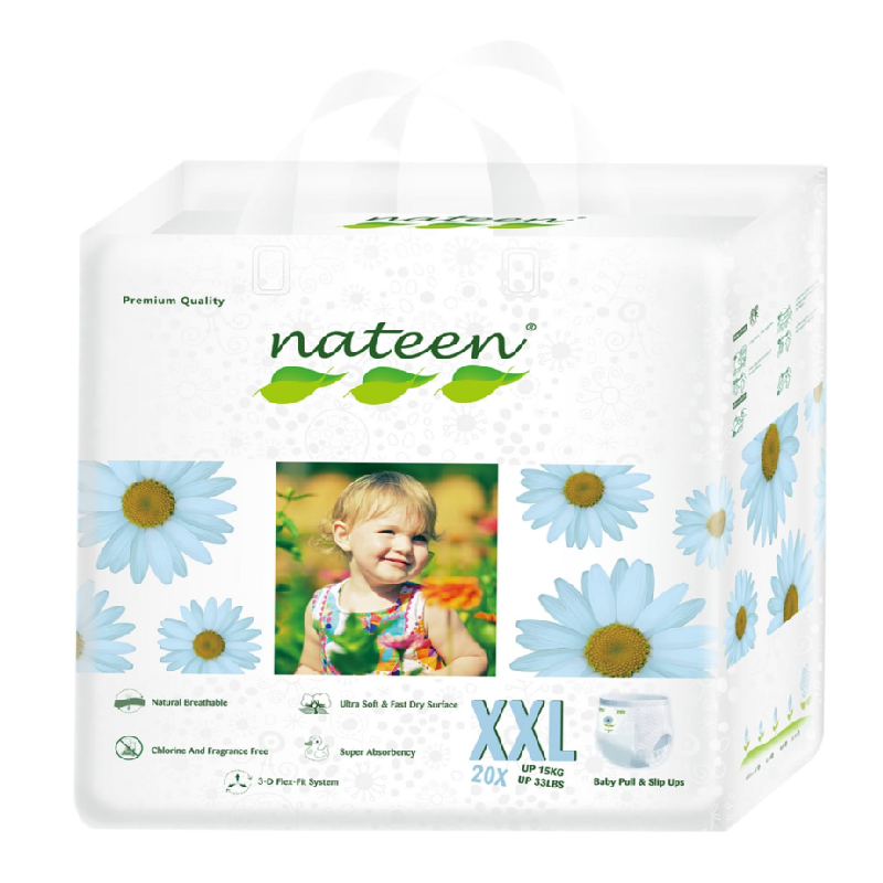 Scutece Pants Premium Line, 3D Flex&Fit, 15kg+, Nr.6, 20 bucati, Nateen