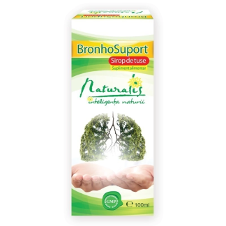 BronhoSuport sirop de tuse, 100 ml, Naturalis