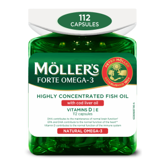 Omega 3 Forte, 112 capsule, Moller's