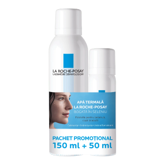 Pachet Apa termala cu efect de calmare si protejare, 150 ml + 50 ml, La Roche-Posay