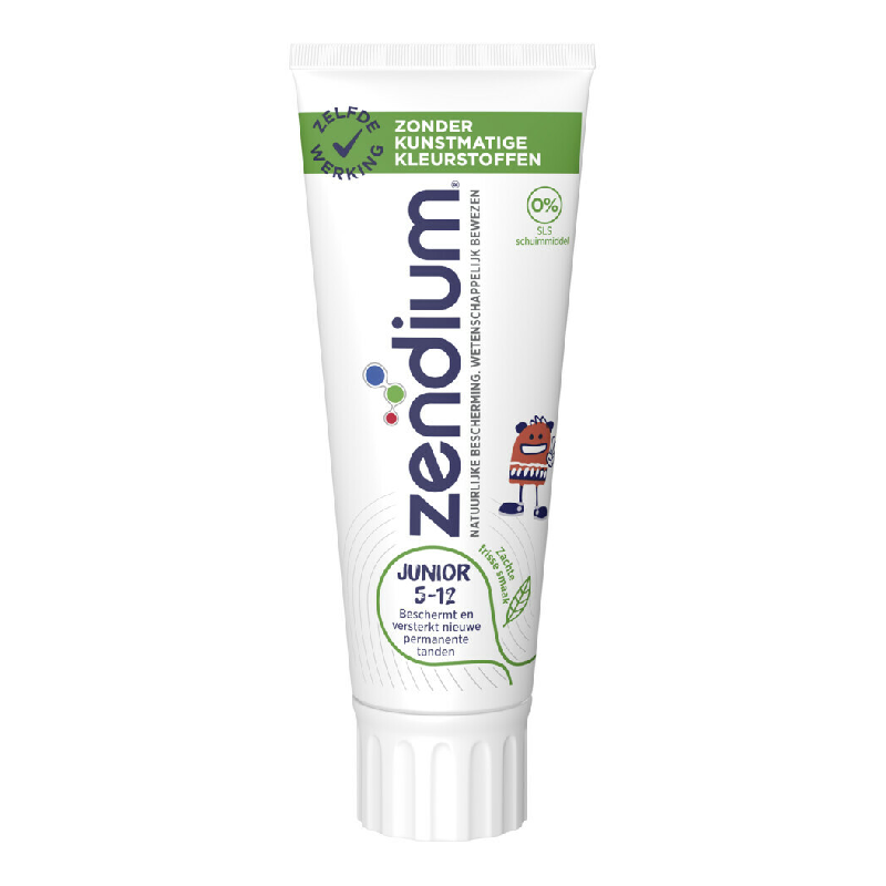 Pasta de dinti 5-12 ani Zendium Junior, 75 ml, Unilever