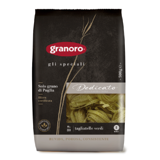 Paste Tagliatelle Dedicato, verdi N.80, 500g, Granoro