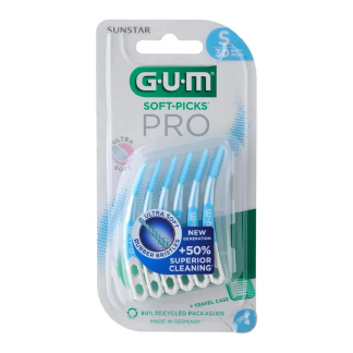 Periute interdentare Ultra Soft Picks PRO, S, 30 bucati, Sunstar Gum