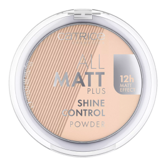 Pudra compacta All Matt Plus Shine Control, 025 Sand Beige, 10 g, Catrice