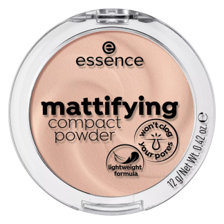 Pudra compacta matifianta Pastel Beige, 12g, Essence