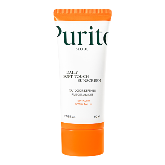 Crema de fata Daily Soft Touch cu factor de protectie SPF 50+, PA++++, 60 ml, Purito