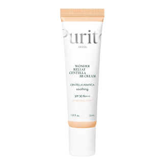 Crema BB multifunctionala cu SPF 30 PA+++, 13 Neutral Ivory, Wonder Releaf Centella, 30 ml, Purito