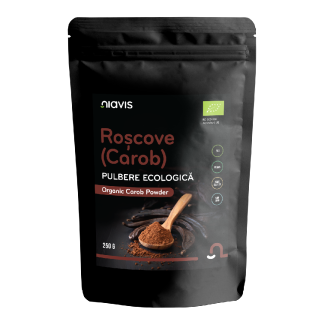 Roscove (Carob) Pulbere Ecologica BIO, 250g, Niavis